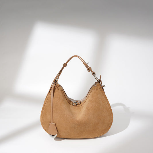 Leather One Shoulder Crossbody Bag