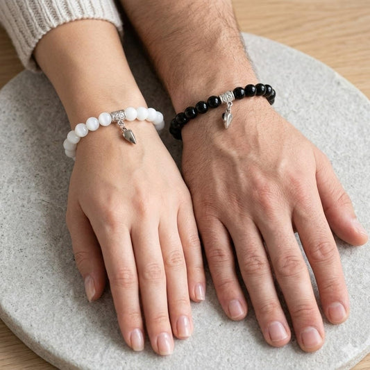 Glowing Heart Couple Bracelets