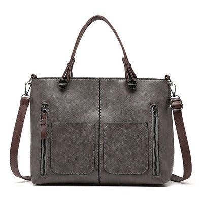 Retro Large Capacity Crossbody Handbag