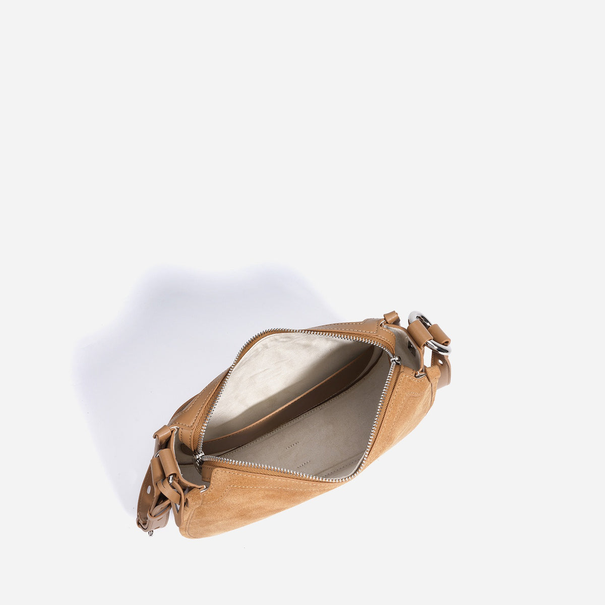 Leather One Shoulder Crossbody Bag