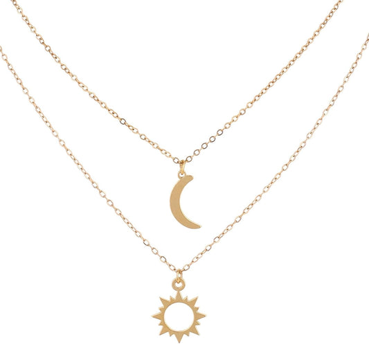 Soravi Sun and Moon Necklace (One Piece)