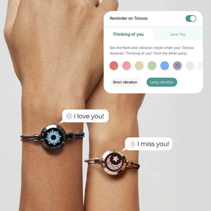 Sun & Moon Smart Sensor Couple Bracelets