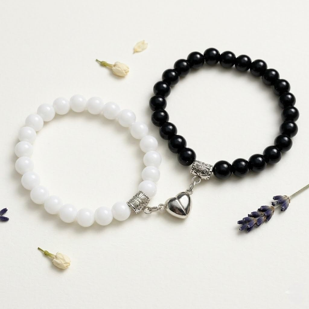 Glowing Heart Couple Bracelets